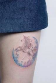 Watercolor Tattoo Picture A beautiful and beautiful watercolor tattoo pattern for girls