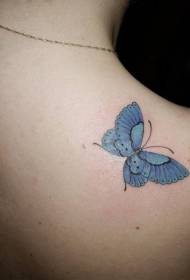 Слика лептир тетоважа 翩翩 летећи узорак лептир тетоважа