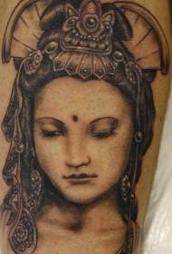 Krásny gejša čierna osobnosť tetovanie vzor