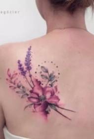 27 група цветова акварела за девојчице, секси мале тетоваже