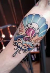 A set of school color tattoo pictures for girls