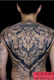 ຮູບແບບ tattoo ເຕັມດ້ານຫຼັງ