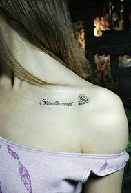 A small fresh tattoo picture suitable for a girl