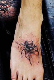 Insane fashion spider tattoo