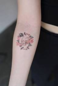 Garland tetovaža mala svježa umjetnička djela 9 tetovaža vijenca