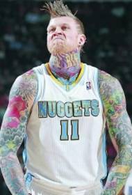 Birdman Anderson is tattooed except face