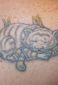 Padrão de tatuagem de tigre de cor