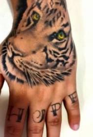 Tattoo Tiger Weifeng Tiger Tatto Pola 9 lembar