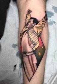 Muzikant tattoo 9 portretten fan ferneamde muzikanten tatoeage foto's