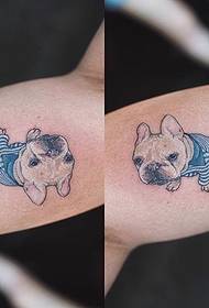 A variety of miniature small fresh pet dog tattoo patterns from Sol