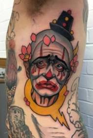 Funny Clown: Very Funny Clown Funny Tattoo Works Apprezzamento del manoscritto