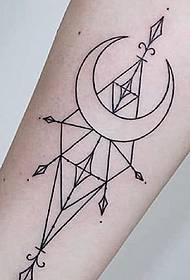 Eng Vielfalt vu einfachen Styl Grafik Tattoo Designs vun Zelina