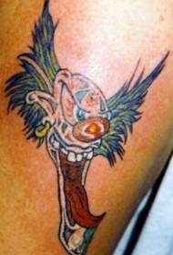 Yakakura muromo unopenga clown tattoo maitiro