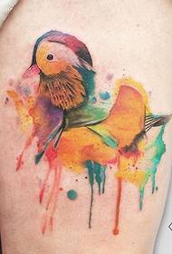 A variety of super beautiful watercolor small fresh tattoos from Jason