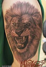 paalala ng alerto sa leon tattoo pattern