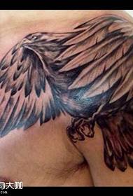 shoulder eagle tattoo pattern