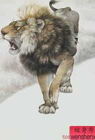 шема на тетоважа на лавови