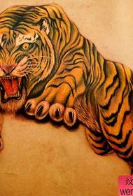 pola tato macan warna warna deui