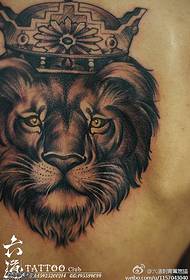 eye like copper bells binoculars strict crown lion tattoo Pattern