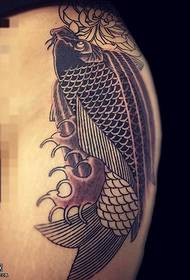 pattern ng hita ng black ash ash koi tattoo
