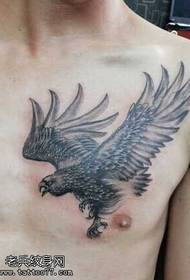 handsome eagle tattoo pattern