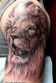 arm tyrant lion Tattoo pattern