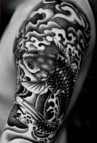 muundo wa tattoo ya squid