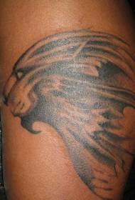 lehoi burua beltza tatuaje eredua