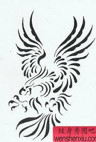 Padrão de tatuagem de águia: um padrão de tatuagem de águia totem