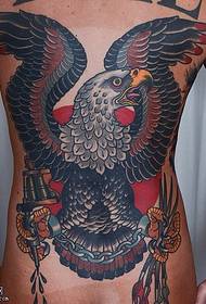 pattern di tatuaggi di e spalle di eagle