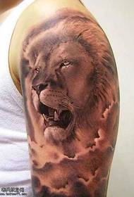patrón de tatuaxe de leóns