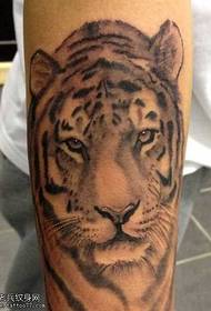Arm Realistiska Tiger Tattoo Mönster