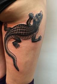 3d animal pattern tattoo