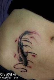 Uzorak tetovaže trbušnih lignji
