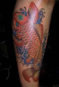 red koi fish tattoo tattoo pattern