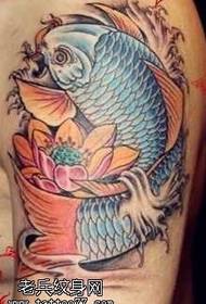 arm beautiful squid tattoo pattern