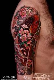 μπλοκ καλαμάρι μοτίβο τατουάζ