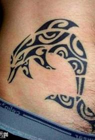 waist squid totem tattoo pattern