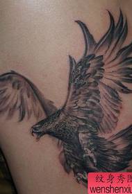 Eagle Tattoo Pattern: Arm Winged Eagle Tattoo Pattern