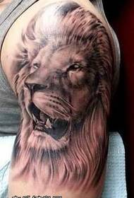 Armstrong lion tattoo pattern