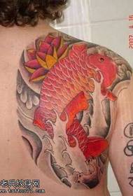 back squid tattoo Pattern
