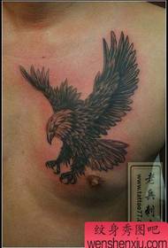 Eagle Tattoo Pattern: A Chest Eagle Tattoo Pattern