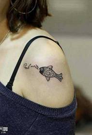 arm squid totem tattoo pattern