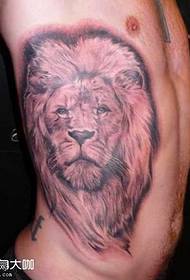 Waist Lion Tattoo Pattern