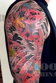 Klasičan Koi uzorak tetovaža tetovaže