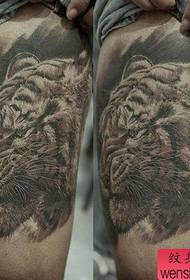 gumbo realistic classic tiger musoro tattoo maitiro