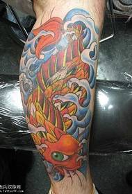 Squid tetování vzor