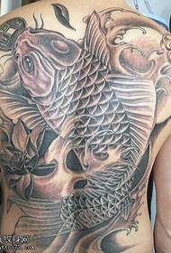 penger fisk tatoveringsmønster