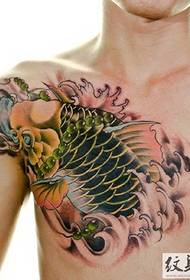 Tsarin gargajiya na koi tattoo Daquan