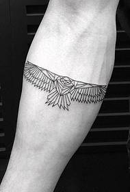 Armature Eagle Tattoo Pattern
